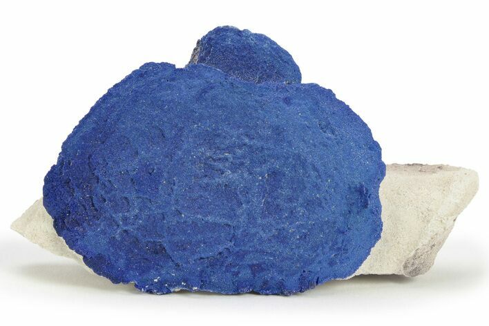 Vibrant Blue Azurite Sun on Siltstone - Australia #217954